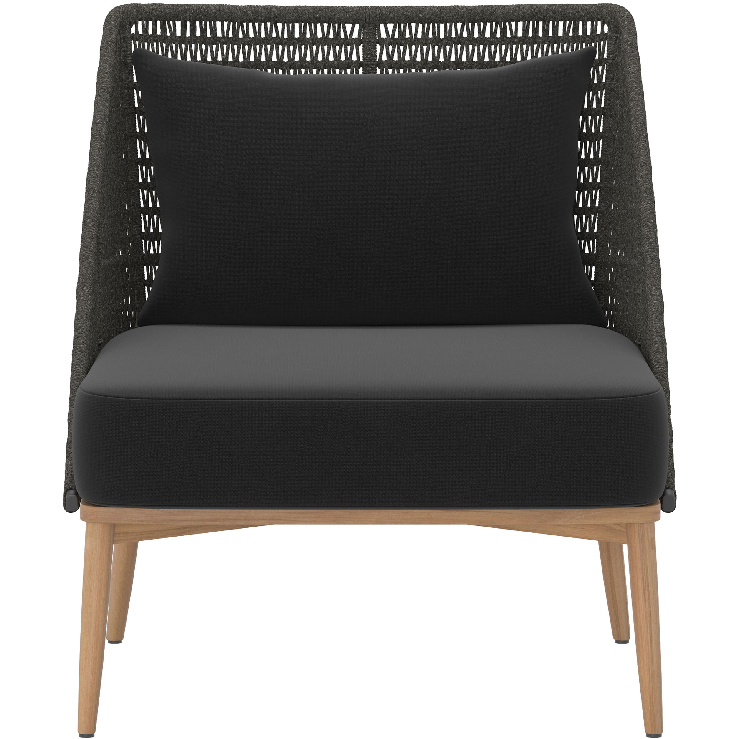 Andria Arashi Black Outdoor Lounge Chair